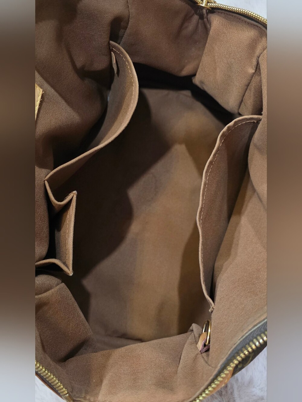 Louis Vuitton Monogram Canvas Brown Tote Bag - - Picture 6 of 17
